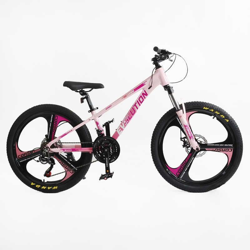 Дитячий спортивний велосипед Corso Evolution EV-101 Shimano 20" Рожевий (176296), фото 1
