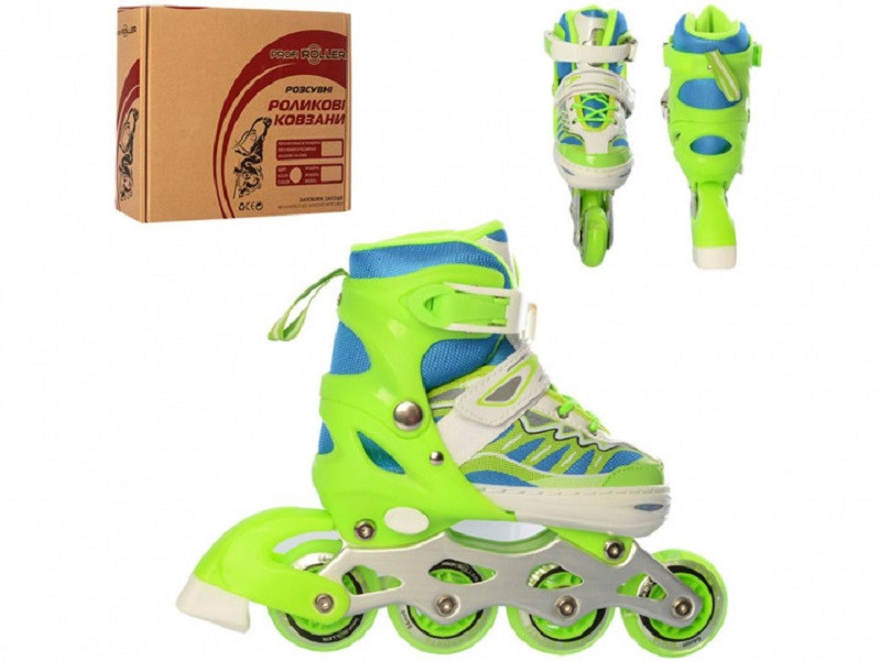 Ролики profi roller Зелений (A 4122-S-GR), фото 1