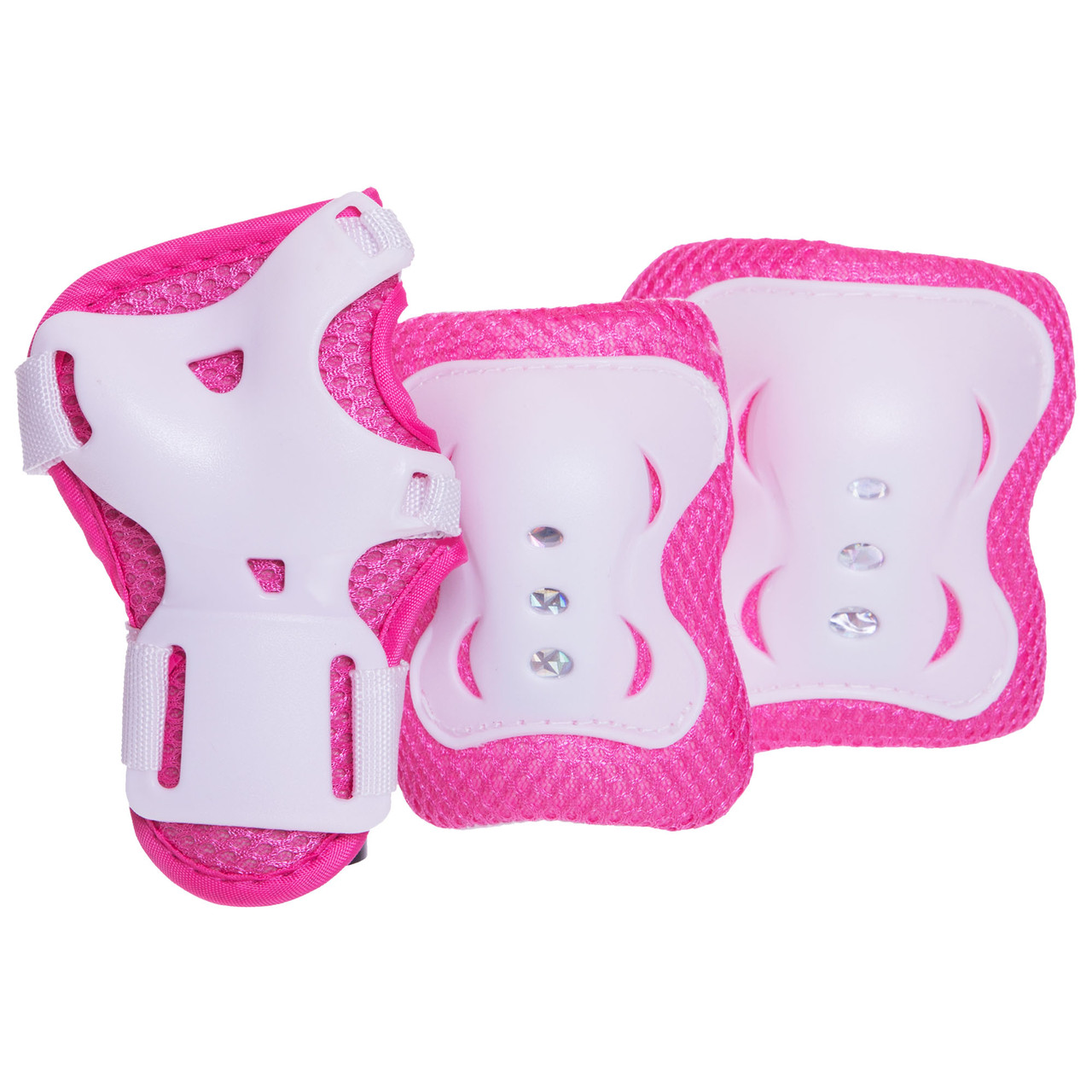 Комплект захисту Record SK-6328P M Рожевий-білий, фото 1