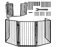 Аксесуари для каміна 304/74,5 см Екрани каміна Декоративний набір для каміна Kaminer Кам'яні ворота
