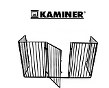 Аксесуари для каміна 304/74,5 см Екрани каміна Декоративний набір для каміна Kaminer Кам'яні ворота, фото 6