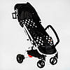 Коляска прогулянкова дитяча JOY Elegans 30 кг Black and white 118553, фото 4