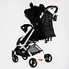 Коляска прогулянкова дитяча JOY Elegans 30 кг Black and white 118553, фото 5