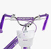 Дитячий двоколісний велосипед Corso Nice NC-100 18" Біло-фіолетовий (168647), фото 6