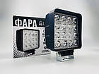 Фара LED квадратна світлодіодна 48W широкі промені 10-30V 6000K 55 мм фара стандарт, фото 9