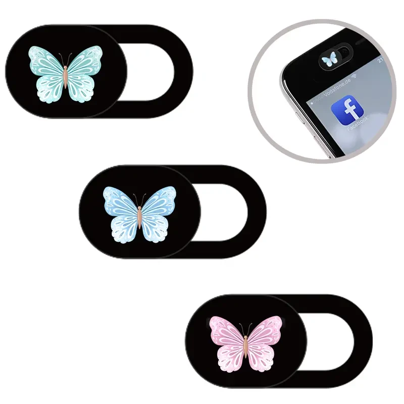 Кришка для Веб-камери з Метеликами - Кришка для Веб-камери Підходить для Ноутбуків, Настільних Комп'ютерів,, фото 1