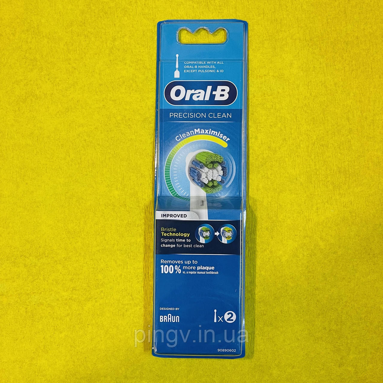 2 шт. Насадки для зубной щетки ORAL-B Precision Clean (EB20), фото 1