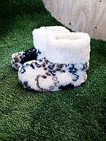 Чуні валянки з вовни овчини і візерунком «Напіввиноград»