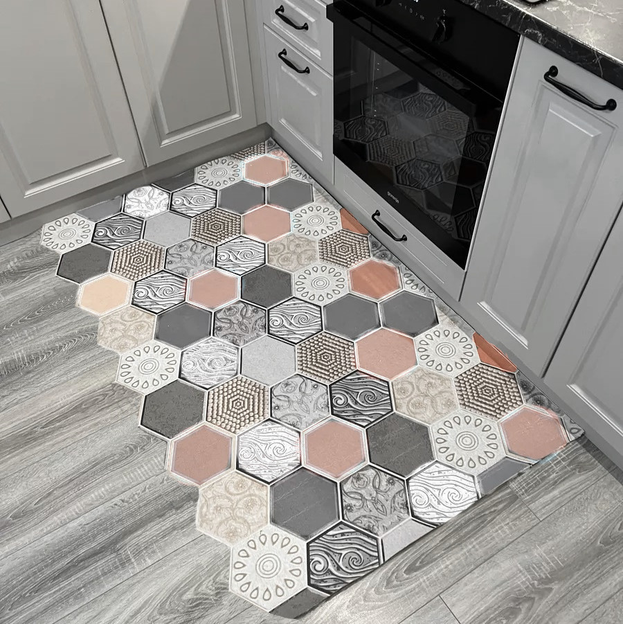 Килим безворсовий на підлогу на кухню килимок у кімнату сучасний К7, фото 1