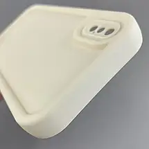 Чохол для iPhone X / Xs молочний чохол із зимовим з новорічним принтом із ялинкою із серцями на телефон айфон х / хс w02l, фото 5