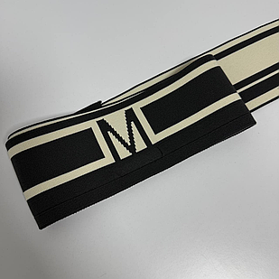 Пояс-манжет, Буква М, колір темний сірий, розмір 8*90см