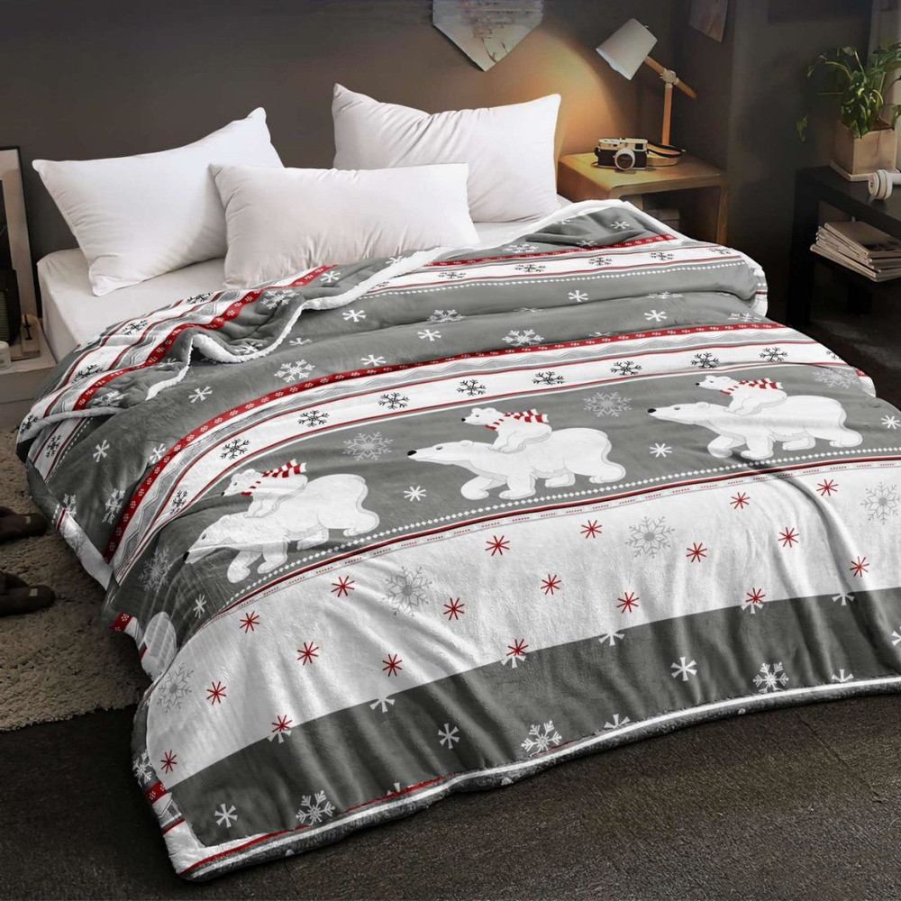 Флісовий плед-покривало Умка 160х210 із мікрофібри Велсофт, фото 1