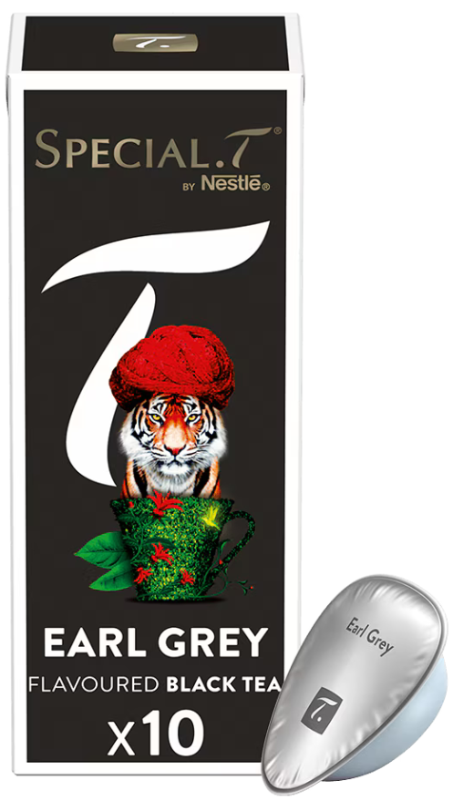 Чай в капсулах Special.T для кавоварок Dolce Gusto "Earl Grey" 10 капсул (потрібен адаптер), фото 1
