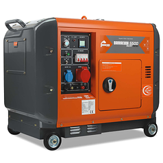Генератор дизельний Barracuda 5500 Silent 7 кВА (5,5 кВт) 230/400 В+модуль ATS