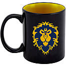 Чашка WORLD OF WARCRAFT Alliance (Варкрафт) Чорний, фото 3