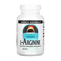 Аргінін від Source Naturals. L-Arginine 500 mg (50 tab)