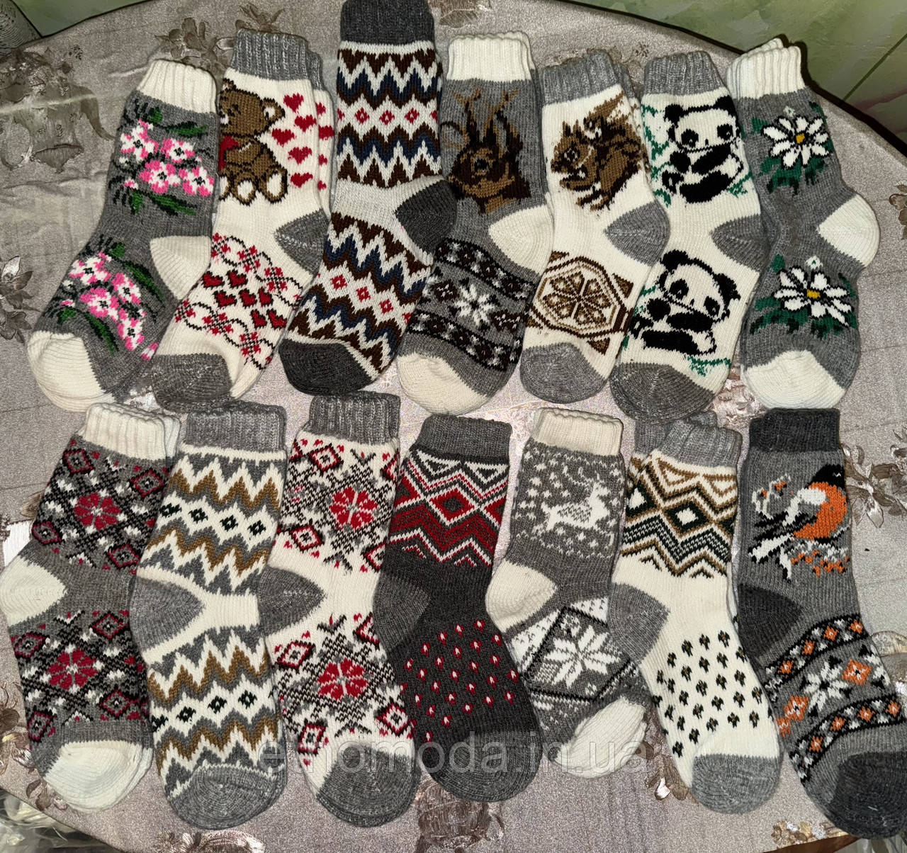 Шкарпетки жіночі з ангорської вовни (Тільки ГУРТ/ОПТ від 20 шт)