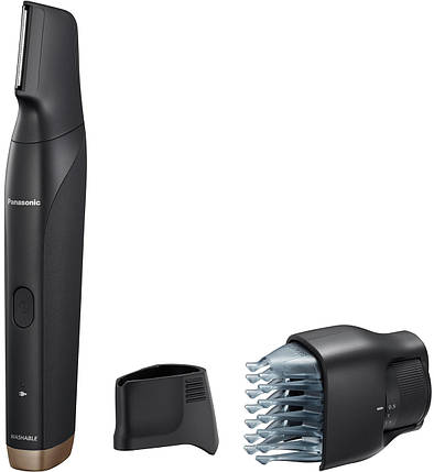 Тример Panasonic ER-GD61-K520 — мережа+акумулятор, чорно-золотий, фото 1