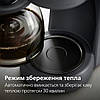 Кавоварка Philips HD7430/90 — крапельна, 1.38 л, мелена кава, підтримка температури, темно-сіра, фото 8