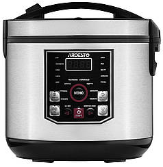 Мультиварка Ardesto MC-P21 — 860 Вт, чаша 5 л, електронне керування, метал/пластик, сіра