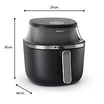 Мультипіч Philips Ovi Series 3000 NA321/00 — 4.2 л, 1400 Вт, чорна, фото 5