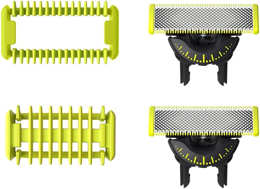 Змінні леза Philips OneBlade 360 QP624/50 — з насадками для тіла, 2 шт