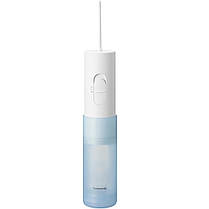 Іригатор Panasonic EW-DJ11 — портативний, чаша 165 мл, 1×AA, біло-голубий, фото 2