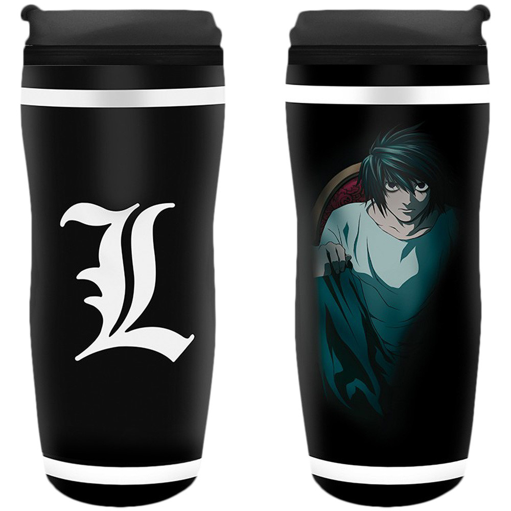 Термокружка DEATH NOTE L (Зошит смерті) 355 мл, фото 1
