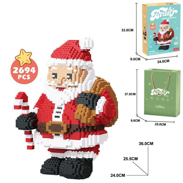 Конструктор Санта-Клаус Bricks C0106 (2694 деталей) у подарунковому пакеті