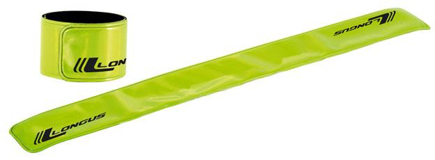 Світловідбиваюча стрічка, 3x38cm жовтий, фото 1