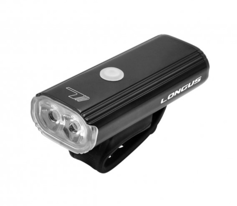 Світло переднє Longus BLOK 800  8 ф-цій USB, чорний, фото 1