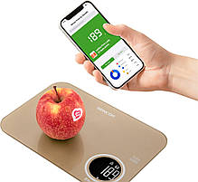 Кухонні ваги Sencor SKS7077CH — 5 кг, підключення до смартфона, бронзові, фото 4