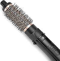 Фен-щітка Babyliss Smooth Finish — 1200 Вт, кераміка, іонізація, холодний обдув, чорний, фото 4