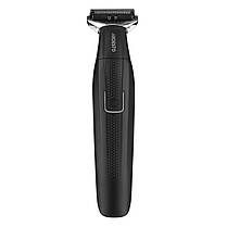 Бритва електрична Ardesto One Blade SHR-PTR1 — Li-Ion, сухе та вологе гоління, тример, 3 насадки, чорна, фото 2