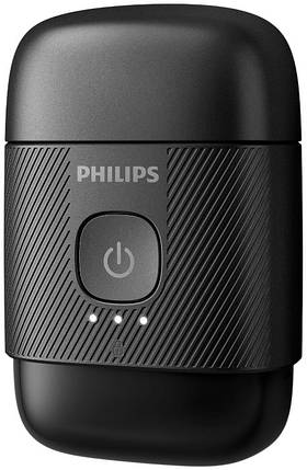 Бритва електрична Philips Shaver 500 S591/05 — 2 головки, Li-Ion, сухе/вологе гоління, чорна, фото 1