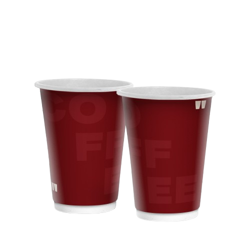 Стакан паперовий 2-х шаровий Double wall (Coffee chocolate) 175мл 25шт/уп