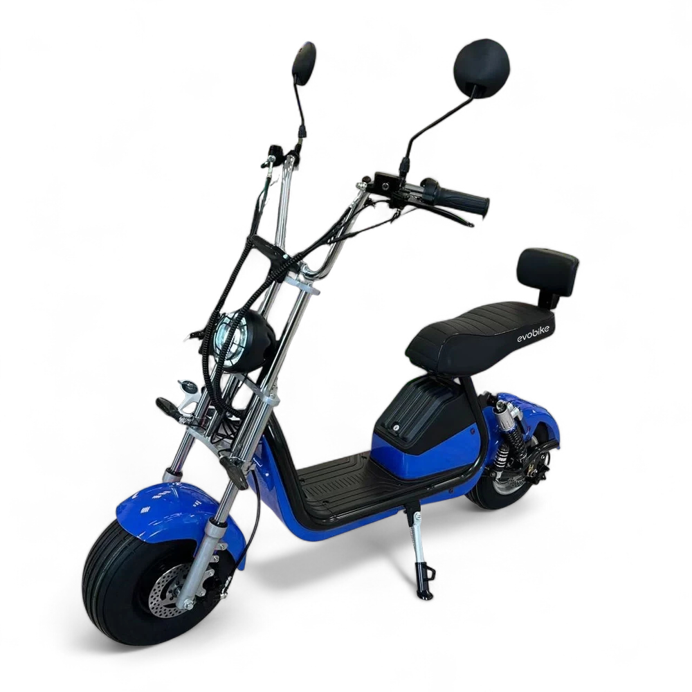 |NEW| Електроскутер EVOBIKE Spark X2 PRO синій | 21Ah 48V 2000W | з гідрогальмами та 15х6" безкамерні колеса (2025), фото 1