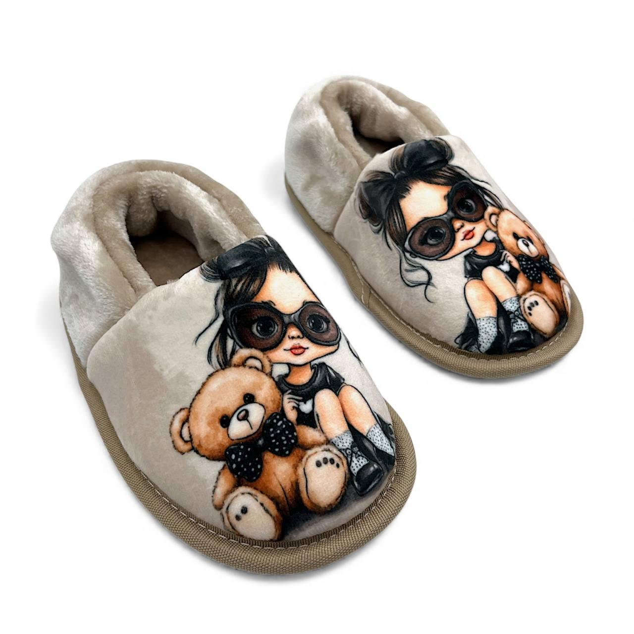 Домашні дитячі тапочки для дівчинки Waldi 24-33р, фото 1