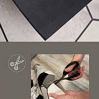 Килим на підлогу безворсовий 120*160 Килимок на кухню Легко миється на гумовій основі К8 Доставка по Україні