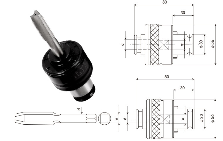 Цанга різьбонарізна DIN376 GT24 M18