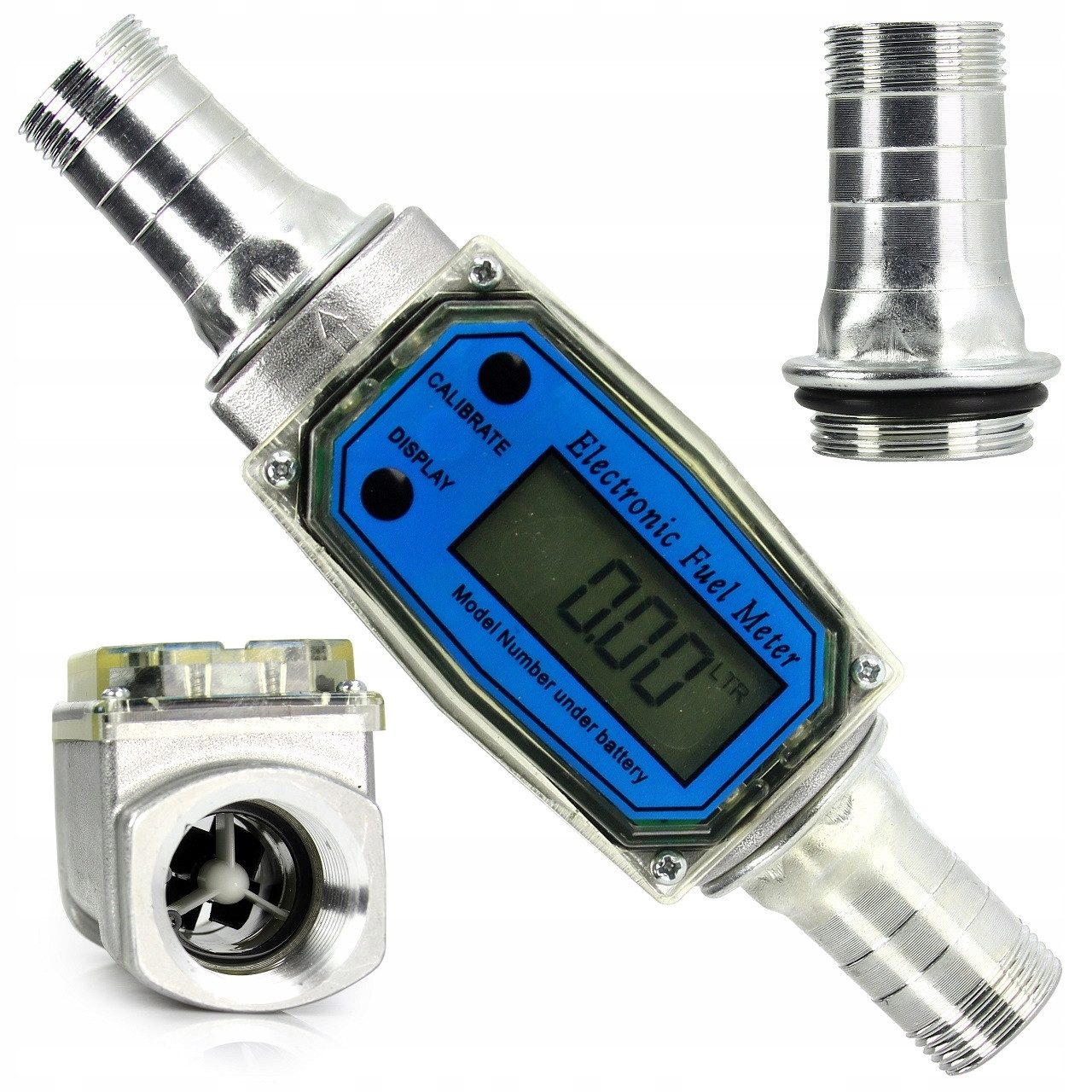 Лічильник витрат палива 0.25 МПа Kraft&Dele KD1458 лічильник палива, фото 1