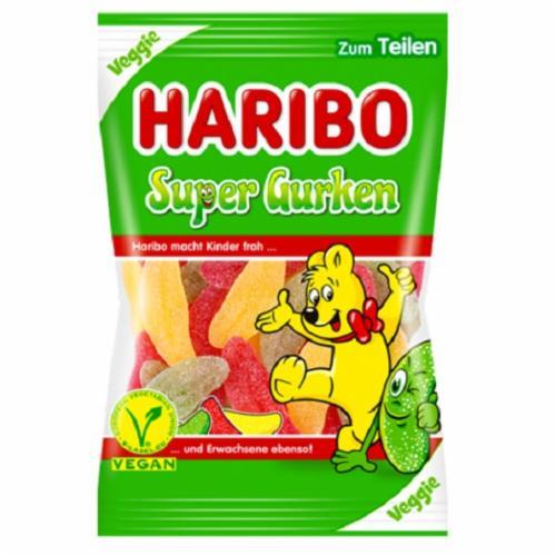 Цукерки желейні Haribo Super Gurken огірки 175 g, фото 1