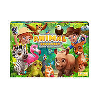 Настільна гра "Animal Discovery" Danko Toys G-AD-01-01U укр