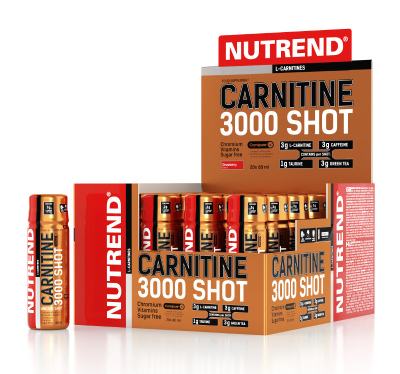 Nutrend Carnitine 3000 Shot (20 x 60 мл) апельсин