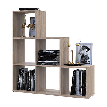 Стелаж Doros Степ 3х3 Дуб сонома відкритий 102.6х28.8х106.1 DRS-011765 (41516160)