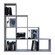 Стелаж Doros Степ 4х4 Сірий відкритий 136.2х28.8х140.7 DRS-011772 (41516179), фото 3