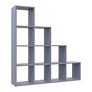 Стелаж Doros Степ 4х4 Сірий відкритий 136.2х28.8х140.7 DRS-011772 (41516179), фото 6