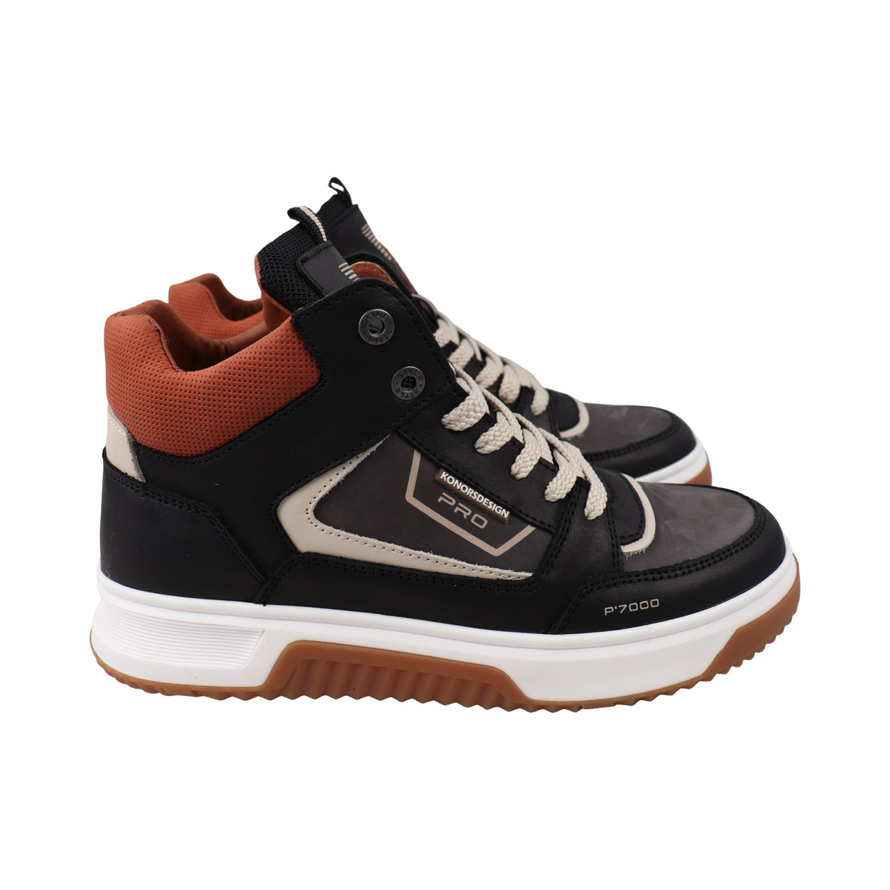 Черевики чоловічі Konors сірі натуральна шкіра, 40, фото 1