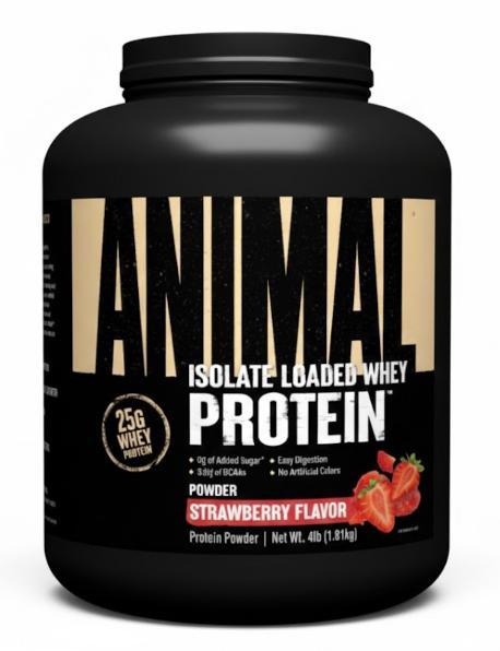 Протеїн Universal ANIMAL ISOLATE LOADED WHEY PROTEIN 1810 грам Смак :: Strawberry, фото 1