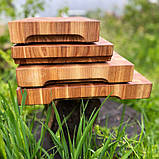 Дошка для нарізання 30x20 см + Дуб з рамкою ясеня, фото 2